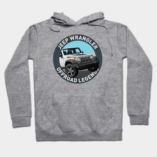 4x4 Offroad Legends: Jeep Wrangler Mountain Hoodie